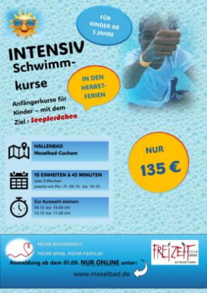Bild von Intensiv Seepferdchenkurs Moselbad FRÜH